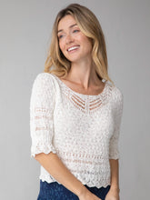 Out & About Sweater Top - White