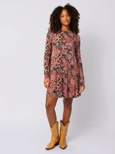 Stevie "ButterSoft" Knit Mini Dress - Black Sketched Paisley