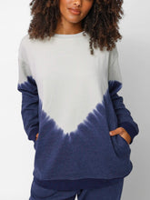 Comfy Crewneck Sweatshirt - Navy Ombre
