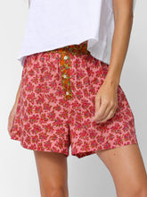 Dream On Cotton Boxer Shorts - Rose Folk Floral