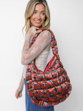 Puffy Velvet Fit-It-All Bag - Large Calico Floral
