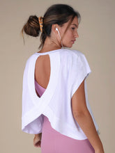 Cut It Out Cotton Tee - White