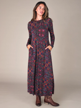 Stevie "ButterSoft" Knit Maxi Dress - Mandala Charcoal Floral