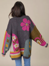 Dreamer Reversible Cardigan Sweater - Daisies