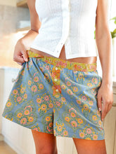 Dream On Cotton Boxer Shorts - Blue Willow Medallion