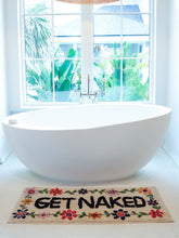 Tufted Runner Bath Mat - Taupe Get Naked