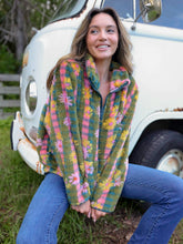Coziest Quarter Zip Pullover Sweatshirt - Hudson Valley Plaid