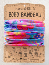 Full Boho Bandeau® Headband - Neon Floral
