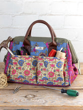 Zip Up Tool Bag - Blue Enchanted Wildflowers