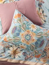 Catalina Cotton Shams, Set of 2 - Blue Mandala