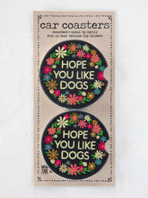 Car Coasters, Set of 2 - Hope You Like Dogs