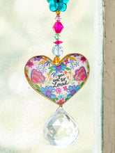 Sun Catcher Car Charm - You Are So Loved Heart