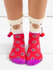 Cozy Socks - Llama