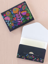 Pocket Lint Pack, Set of 2 - Navy Folk Flower