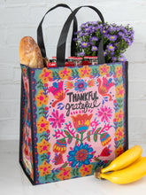 Reusable Grocery Bags, Set of 5 - Thankful Grateful