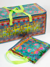 Better Than A Box Packing Tote Set - Teal Borders