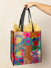 XL Happy Bag, Set of 3 - Mustard Patchwork