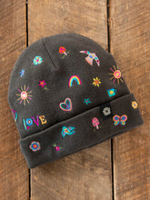 Embroidered Beanie - Charcoal Fave Things