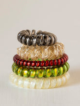 Barcelona Hair Bands, Set of 5 - Green