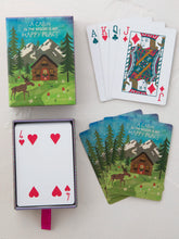 Deck of Playing Cards - Cabin Happy Moose