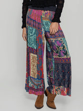 Make A Move "ButterSoft" Knit Palazzo Pants - Boho Blooms Patchwork