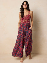 Sedona Jumpsuit - Ornate Paisley Navy