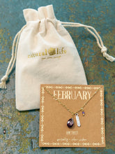 Birthstone Necklace - February