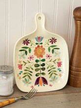 Oven To Table Plate - Folk Flower