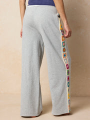 Lyvie Trim Sweatpants - Heather Grey