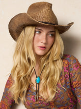 Straw Bolo Cowboy Hat