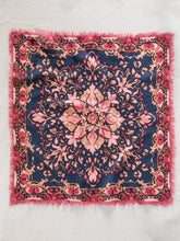 Printed Cotton Bandana - Navy