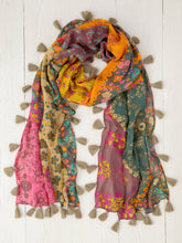 Sayulita Scarf - Bright Patchwork