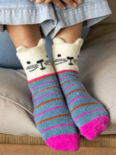 Cozy Socks - White Cat