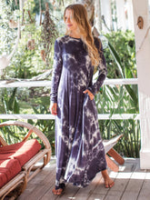 Stevie "ButterSoft" Knit Maxi Dress - Tie-Dye Midnight