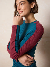 Austin Ribbed Knit Top - Teal