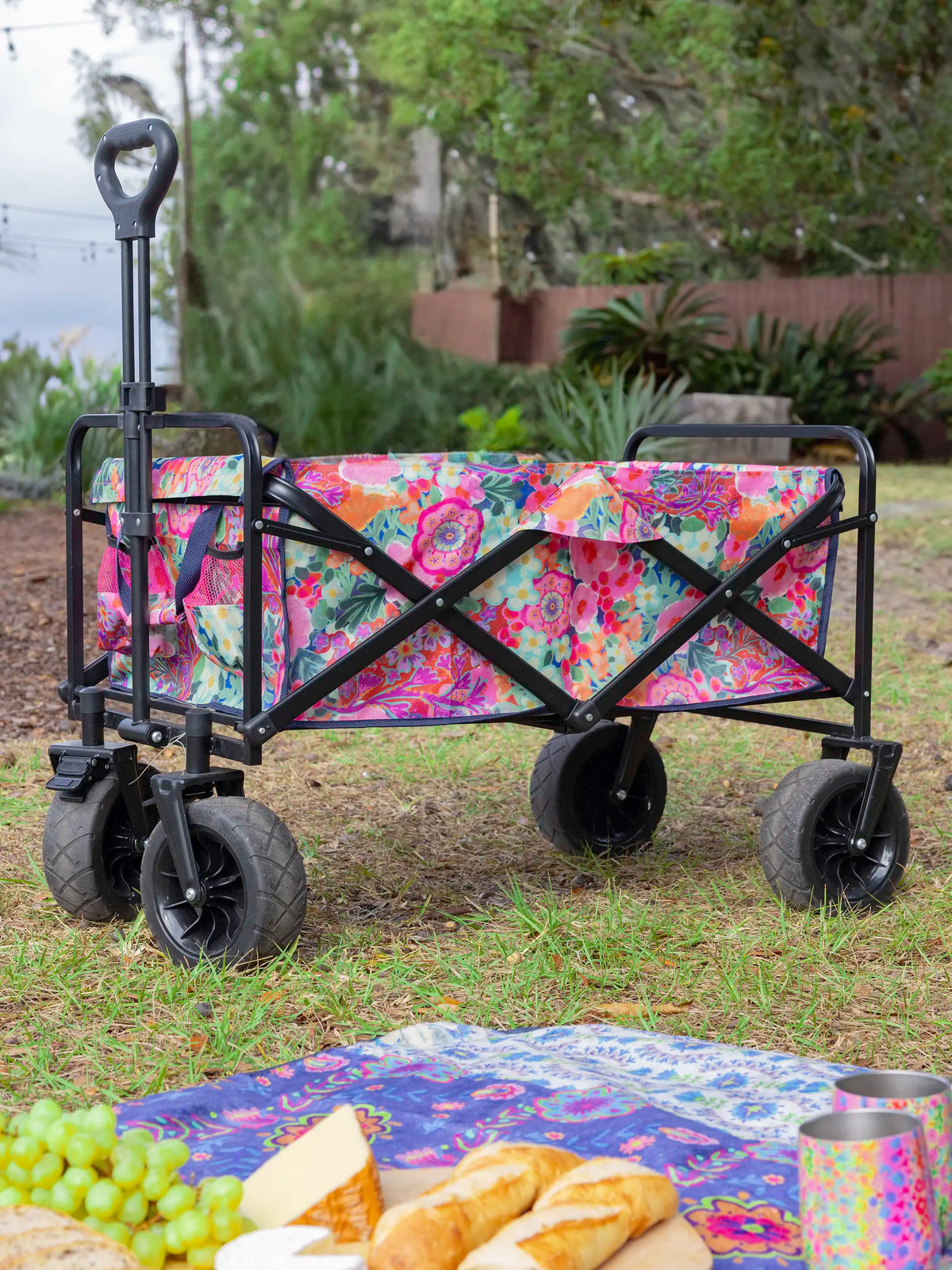All-Terrain Wagon - Pink Painted Garden