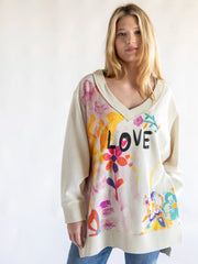 Life Is A Canvas Sweatshirt - Love