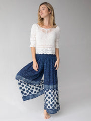 Out & About Sweater Top - White