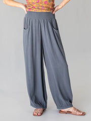 Around The Town Pants - Dark Blue Grey