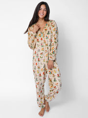 Fleece Onesie Pajamas - Dog Park