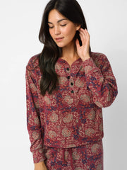 Peyton Lounge Set - Mauve India Vines