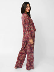 Peyton Lounge Set - Mauve India Vines