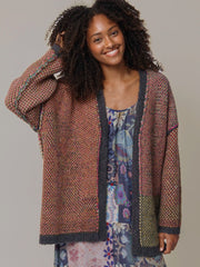 Dreamer Reversible Cardigan Sweater - Daisies