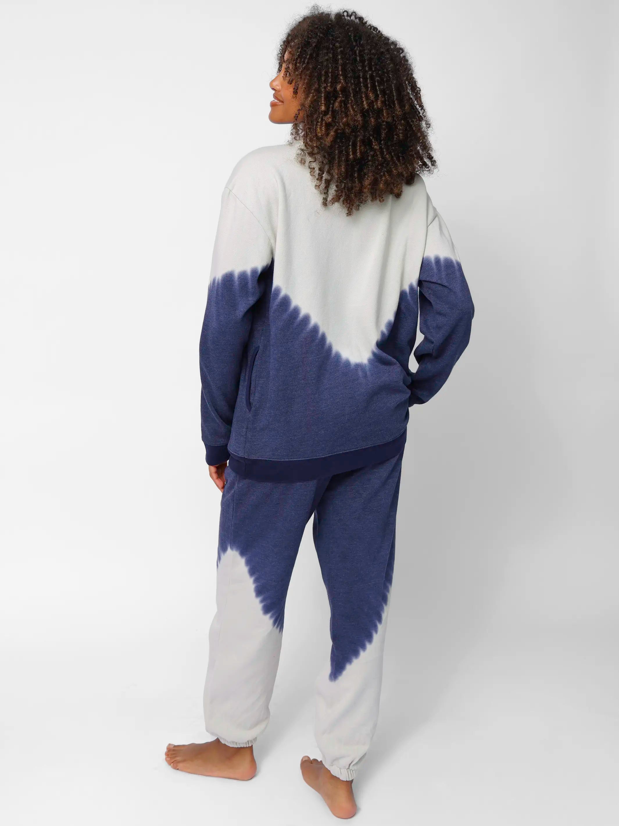 Comfy Jogger Pants - Navy Ombre