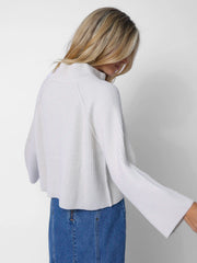 Softest Ribbed Quarter Zip Pullover - Ivory