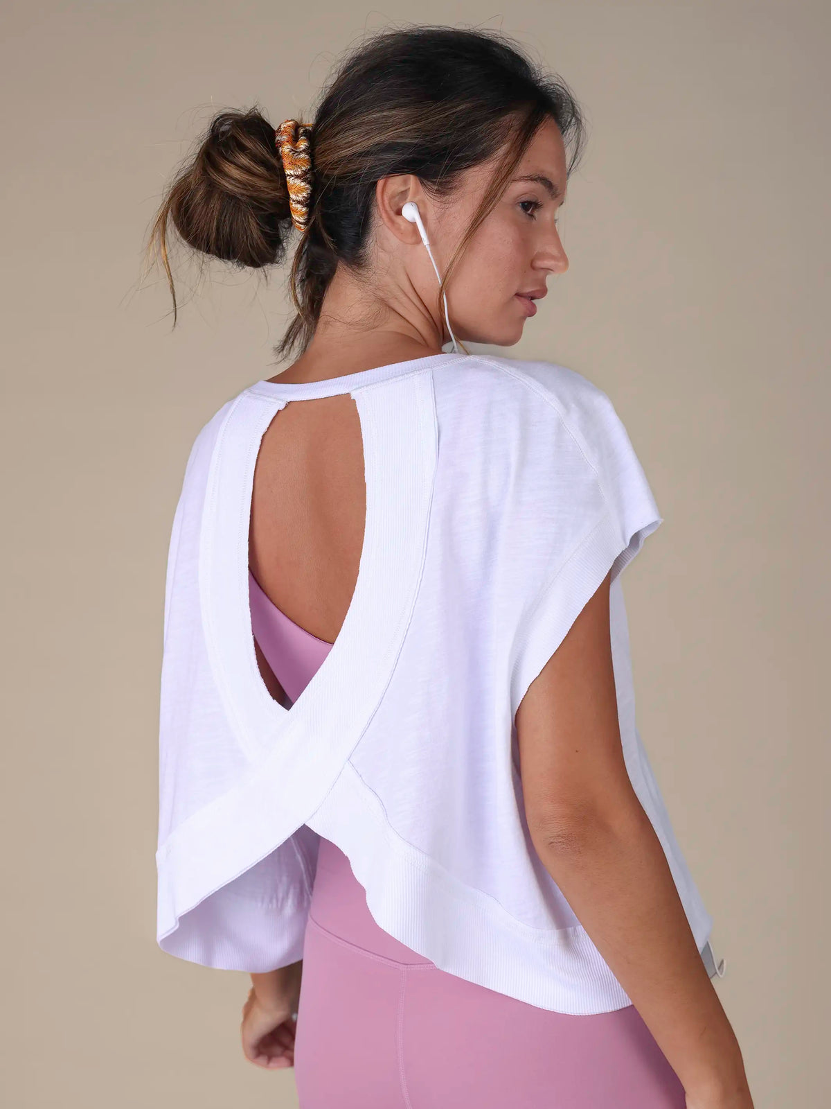 Cut It Out Cotton Tee - White