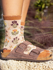 Boxed Boho Sock Set, Set of 3 - Garden Patch Blush