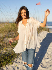 Sweetest Swing Top - Cream