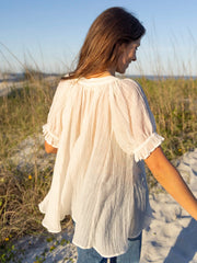Sweetest Swing Top - Cream