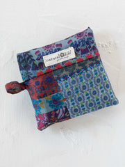 Reusable Market Tote - Blue Patchwork